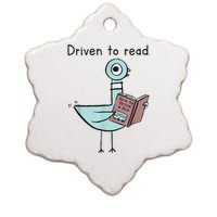 Driven To Read Pigeon Library Reading Books Readers Ceramic Star Ornament