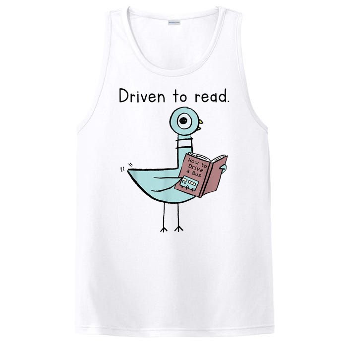 Driven To Read Pigeon Library Reading Books Readers PosiCharge Competitor Tank