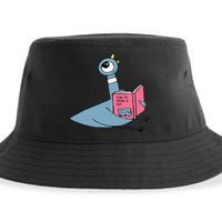 Driven To Read Pigeon Library Reading Books Reader Sustainable Bucket Hat