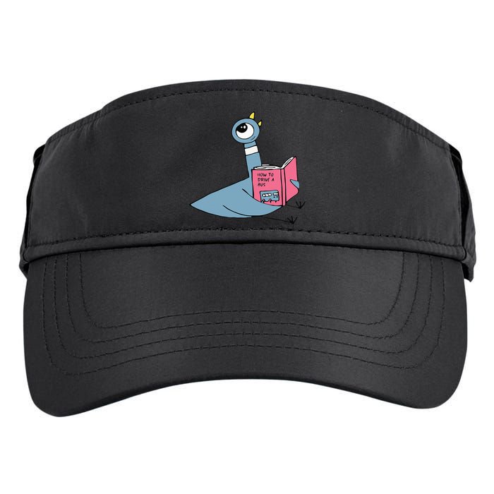 Driven To Read Pigeon Library Reading Books Reader Adult Drive Performance Visor