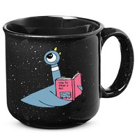 Driven To Read Pigeon Library Reading Books Reader 15oz Campfire Ceramic Mug