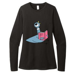 Driven To Read Pigeon Library Reading Books Reader Womens CVC Long Sleeve Shirt