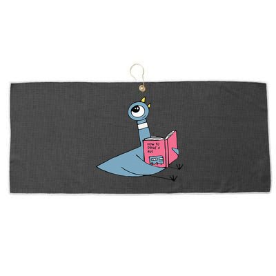 Driven To Read Pigeon Library Reading Books Reader Large Microfiber Waffle Golf Towel