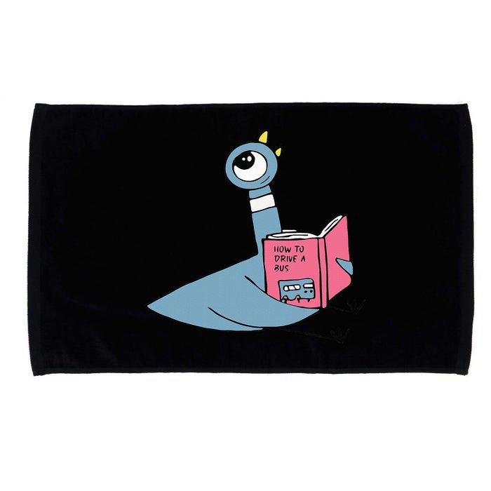 Driven To Read Pigeon Library Reading Books Reader Microfiber Hand Towel