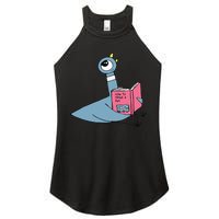Driven To Read Pigeon Library Reading Books Reader Women's Perfect Tri Rocker Tank