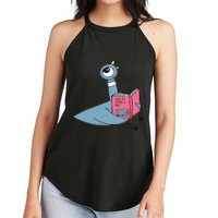 Driven To Read Pigeon Library Reading Books Reader Women's Perfect Tri Rocker Tank