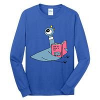 Driven To Read Pigeon Library Reading Books Reader Tall Long Sleeve T-Shirt