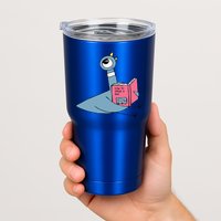 Driven To Read Pigeon Library Reading Books Reader Tumbler
