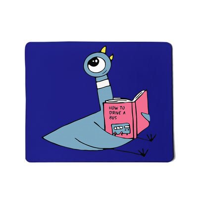 Driven To Read Pigeon Library Reading Books Reader Mousepad