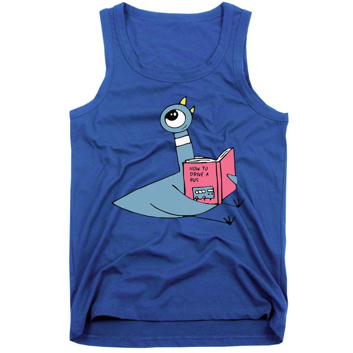 Driven To Read Pigeon Library Reading Books Reader Tank Top