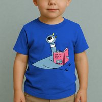 Driven To Read Pigeon Library Reading Books Reader Toddler T-Shirt