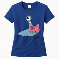 Driven To Read Pigeon Library Reading Books Reader Womens T-Shirt