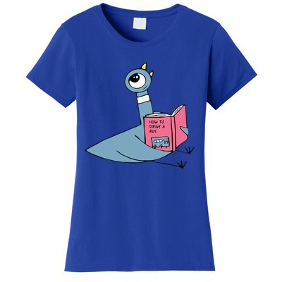 Driven To Read Pigeon Library Reading Books Reader Women's T-Shirt