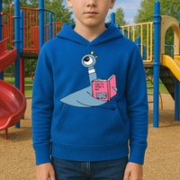 Driven To Read Pigeon Library Reading Books Reader Kids Hoodie