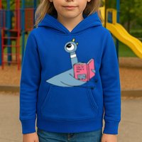 Driven To Read Pigeon Library Reading Books Reader Kids Hoodie