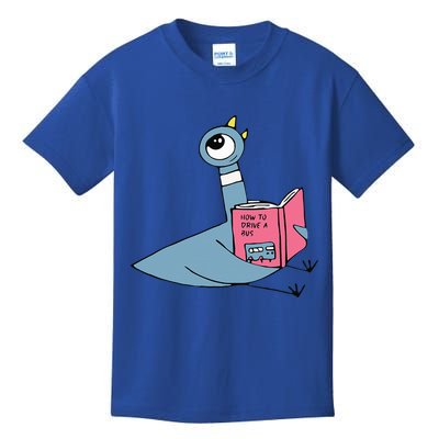 Driven To Read Pigeon Library Reading Books Reader Kids T-Shirt