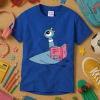 Driven To Read Pigeon Library Reading Books Reader Kids T-Shirt