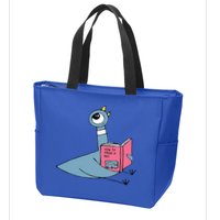 Driven To Read Pigeon Library Reading Books Reader Zip Tote Bag