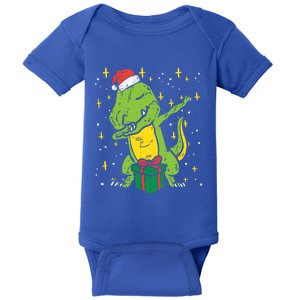 Dabbing T Rex Dinosaur Xmas Toddler Boys Christmas Dino Cute Gift Baby Bodysuit