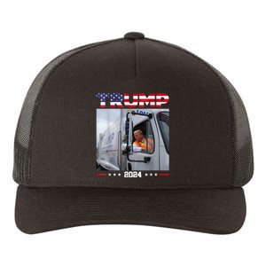 Donald Trump Rides Garbage Truck Garbage Truck Trump 2024 Yupoong Adult 5-Panel Trucker Hat