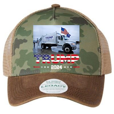 Donald Trump Rides Garbage Truck Garbage Truck Trump 2024 Legacy Tie Dye Trucker Hat