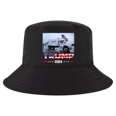 Donald Trump Rides Garbage Truck Garbage Truck Trump 2024 Cool Comfort Performance Bucket Hat