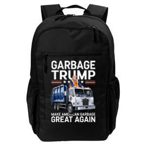 Donald Trump Rides In Garbage Truck Daily Commute Backpack