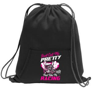 Dirt Track Racing Race Sprint Car Girlfriend Girl Grandma Sweatshirt Cinch Pack Bag