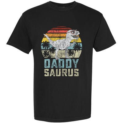 Daddysaurus T Rex Dinosaur Daddy Saurus Family Matching Garment-Dyed Heavyweight T-Shirt