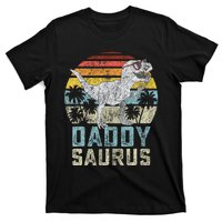 Daddysaurus T Rex Dinosaur Daddy Saurus Family Matching T-Shirt