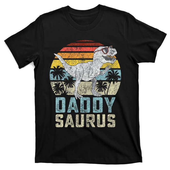 Daddysaurus T Rex Dinosaur Daddy Saurus Family Matching T-Shirt