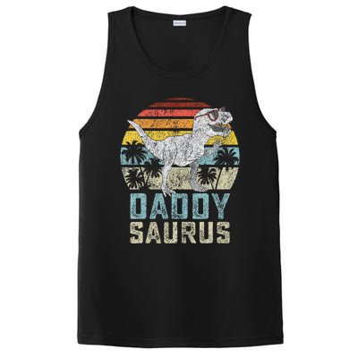 Daddysaurus T Rex Dinosaur Daddy Saurus Family Matching PosiCharge Competitor Tank