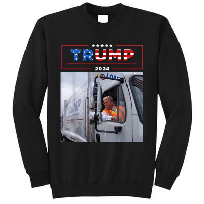 Donald Trump Rides In Garbage Truck Sweatshirt