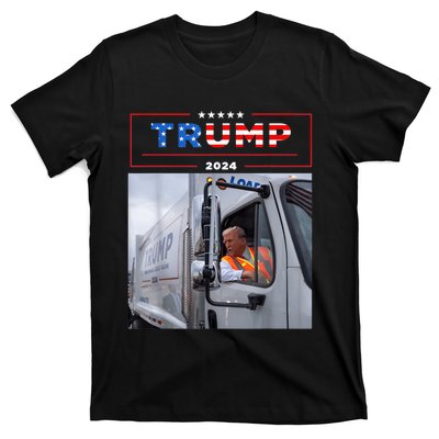 Donald Trump Rides In Garbage Truck T-Shirt