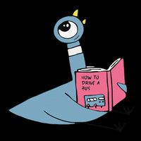 Driven To Read Pigeon Library Reading Books Reader Gift City Backpack