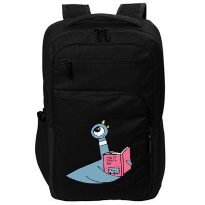 Driven To Read Pigeon Library Reading Books Reader Gift Impact Tech Backpack