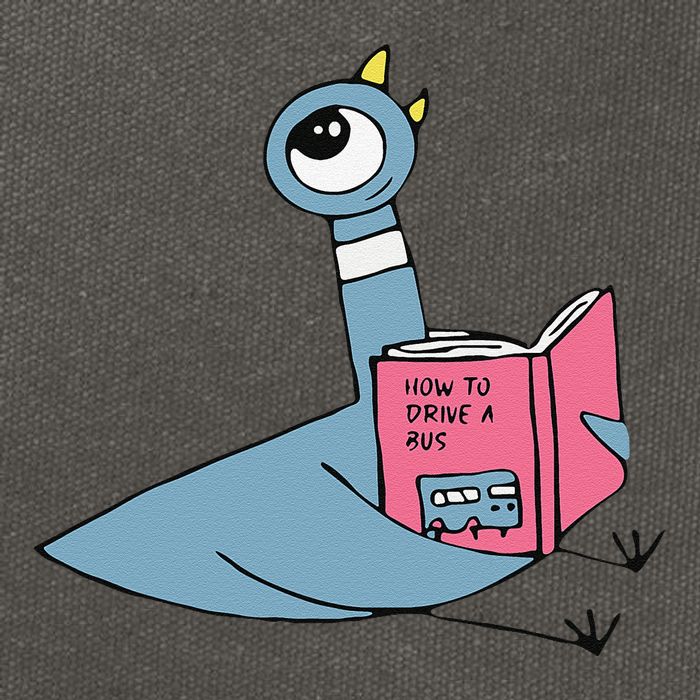 Driven To Read Pigeon Library Reading Books Reader Gift Cotton Canvas Backpack