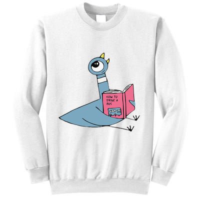 Driven To Read Pigeon Library Reading Books Reader Gift Sweatshirt