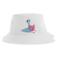 Driven To Read Pigeon Library Reading Books Reader Gift Sustainable Bucket Hat