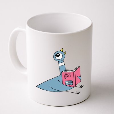 Driven To Read Pigeon Library Reading Books Reader Gift Mug