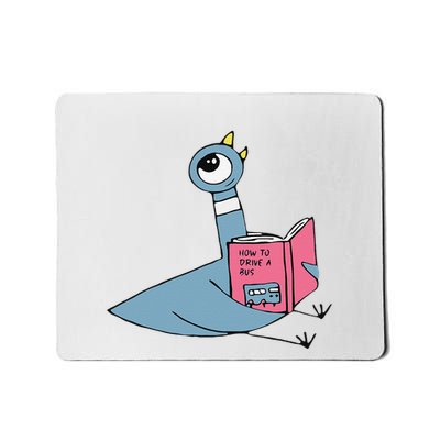 Driven To Read Pigeon Library Reading Books Reader Gift Mousepad