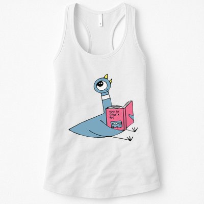 Driven To Read Pigeon Library Reading Books Reader Gift Womens Tank Top