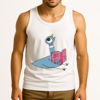 Driven To Read Pigeon Library Reading Books Reader Gift Tank Top