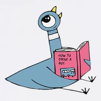 Driven To Read Pigeon Library Reading Books Reader Gift Visor