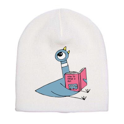 Driven To Read Pigeon Library Reading Books Reader Gift Short Acrylic Beanie