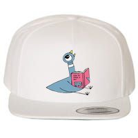 Driven To Read Pigeon Library Reading Books Reader Gift Wool Snapback Cap