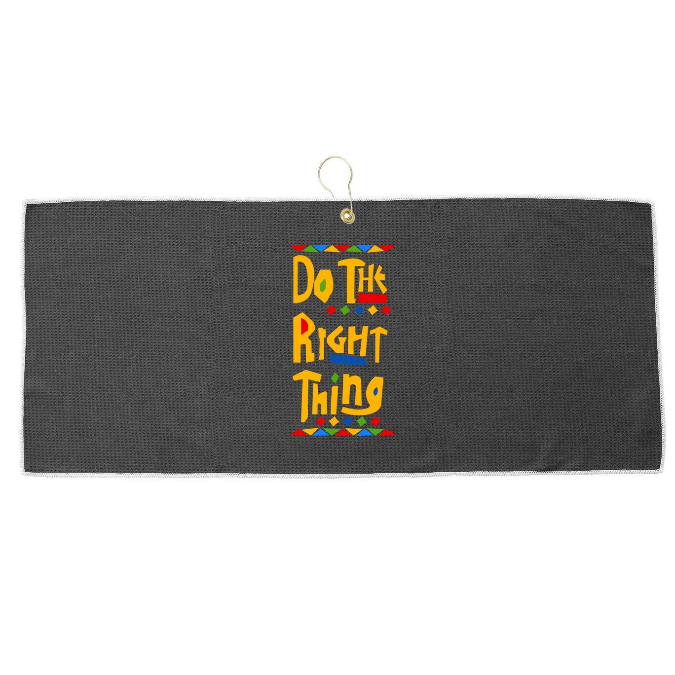 Do The Right Thing Large Microfiber Waffle Golf Towel