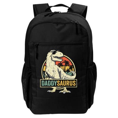 Daddysaurus T Rex Dinosaur Daddy Saurus Fathers Day Gift Dad Backpack