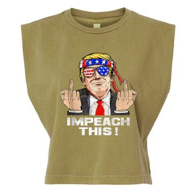 Donald Trump Run For President American Impeach This Pro Donald Trump Gifts Rep Garment-Dyed Women's Muscle Tee