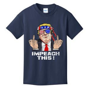 Donald Trump Run For President American Impeach This Pro Donald Trump Gifts Rep Kids T-Shirt